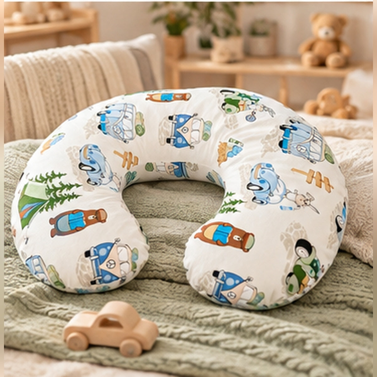Cover Feeding Pillow Nursing Baby Breastfeeding Cotton Camping