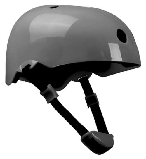 Children's bicycle helmet Lionelo safe Grey
