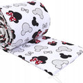 Baby Cot Liner Fit Crib All-round 260cm Straight Cotton Bow Ears