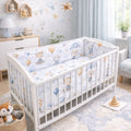 Baby Bedding Set 3pc All-round Fit Cot bed 140x70cm Walk in the Clouds