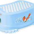 Baby Kids Step Stool Safe Non-Slip Toddlers Potty Training FOREST FAIRYTALE Light Blue