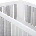 Double-sided Rail Cot Slat Cover Wrap Grey 20Pc
