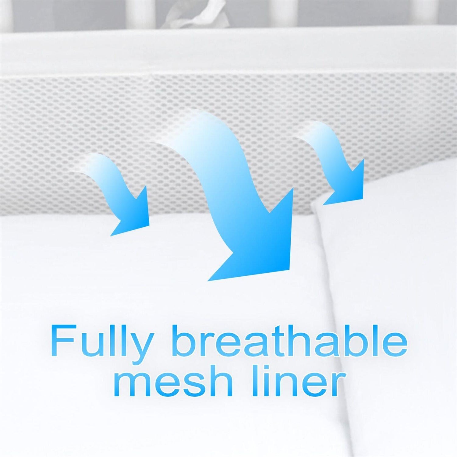 Baby Cot Bedding Set 6Pc Fit Cot bed 140x70cm Big Grey on White