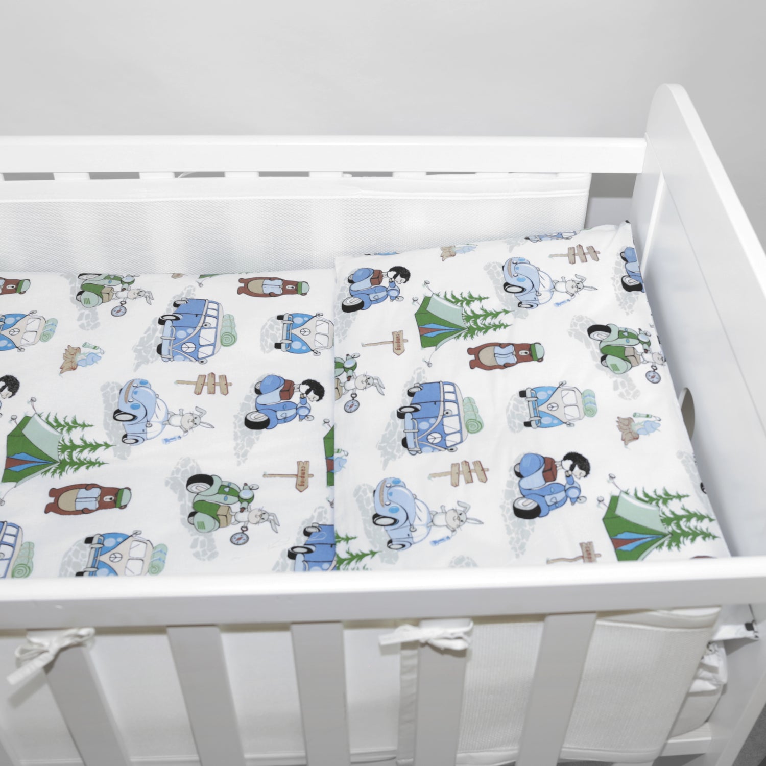 Baby Cot Bedding Set 3Pc Fit Cot bed 140x70 Camping