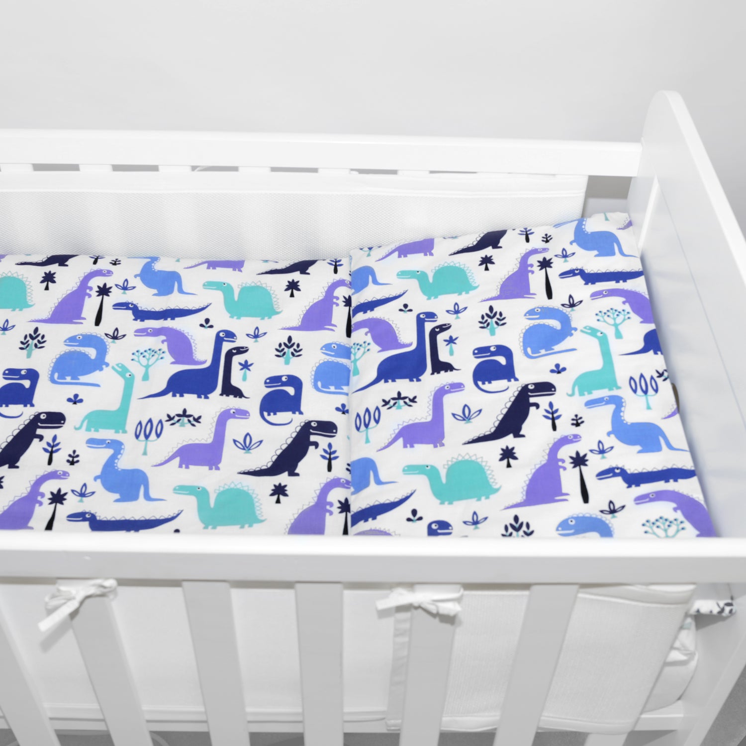 Baby Cot Bedding Set 3Pc Fit Cot 120x60cm Dinosaurs