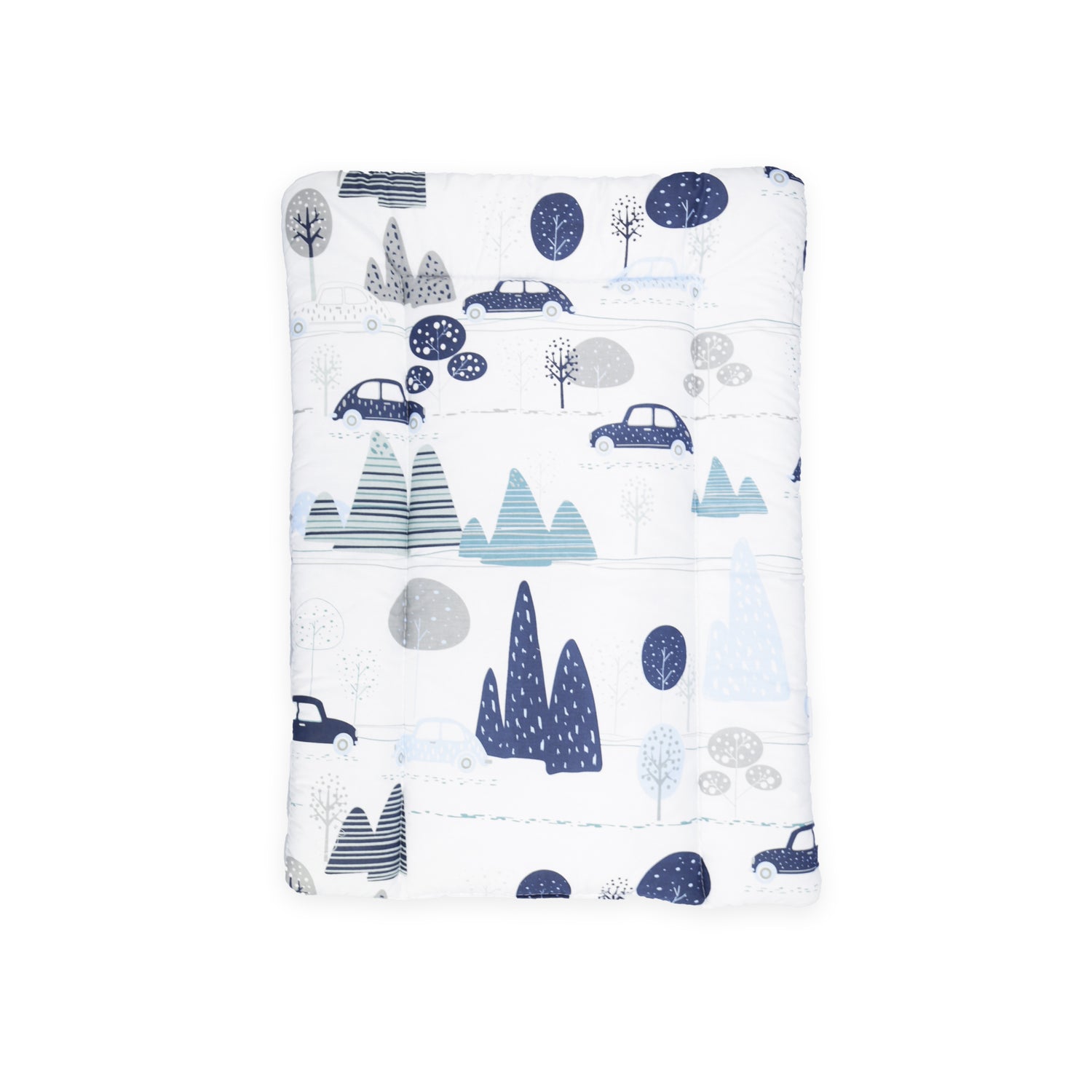 Baby Changing Mat 100% Cotton Padded Soft Nursery for Unit Retro Cars