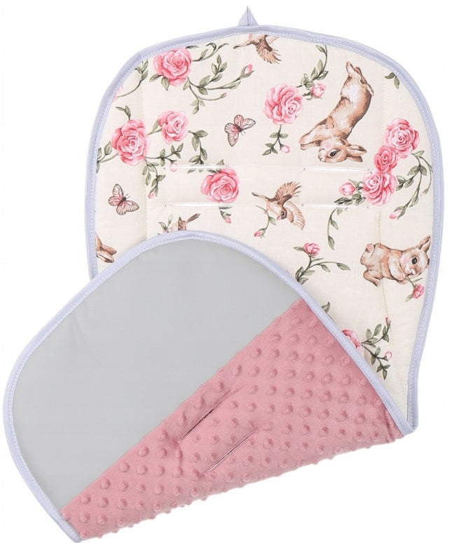 Universal Seat Liner Pushchair Double Sided Soft Pram Cotton Buggy Stroller Smocked/Secret Garden
