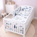 6Pc Baby Bedding Set Duvet Fit Cot 12x60cm Retro Cars