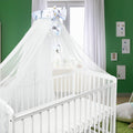 Canopy Holder Pole Bar Drape Mosquito Net with Ribbon COTBED/ COT Retro Locomotive