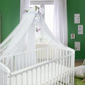 Canopy Holder Pole Bar Drape Mosquito Net with Ribbon COTBED/ COT Peony and Butterflies