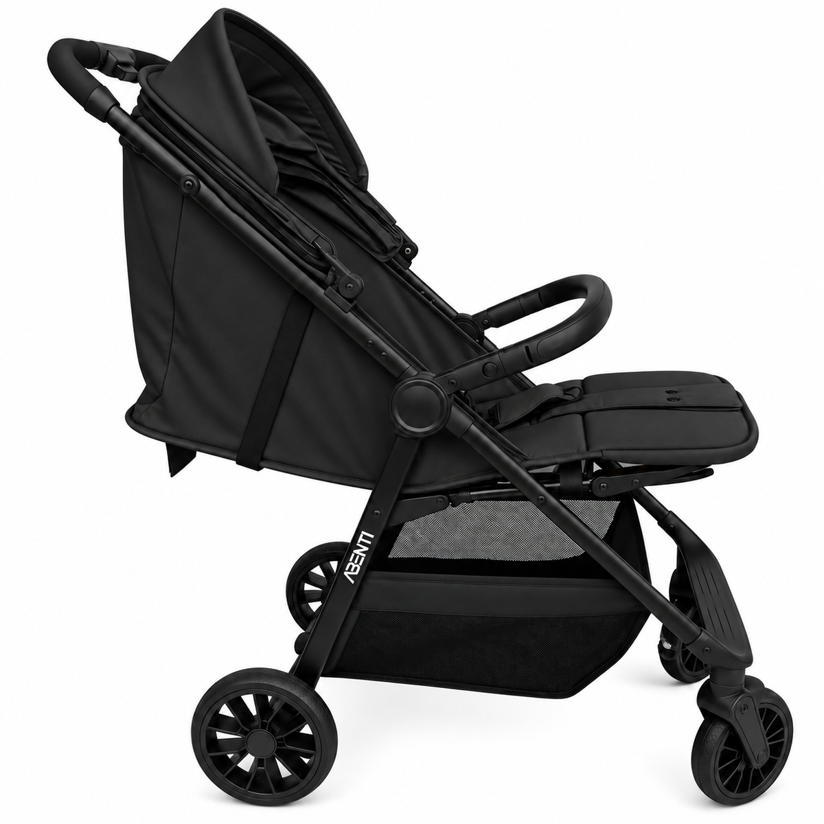 ABENTI Cortona Lightweight Baby Stroller Compact, Stylish & Easy to Fold ( Black)