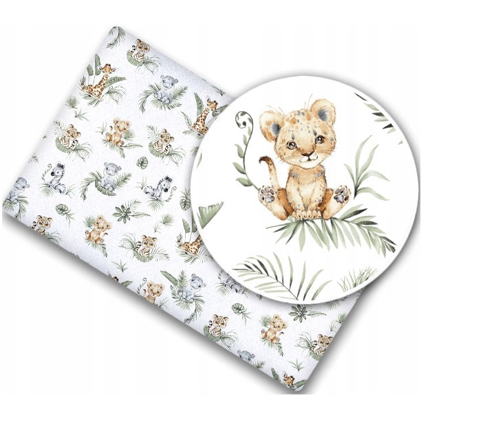 Baby Fitted Sheet 100% Cotton Mattress Toddler Bed 140x70cm Africa