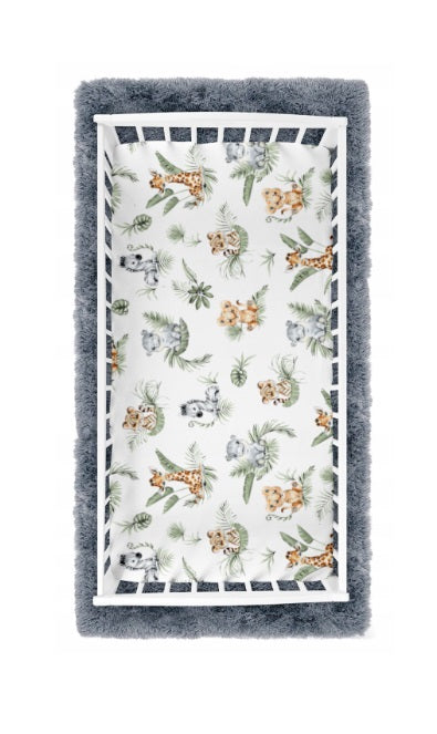 Baby Fitted Sheet 100% Cotton Mattress Toddler Bed 140x70cm Africa