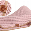 Waffle Blanket for Baby 100% Reversible Cotton 100x78cm Pink Retro