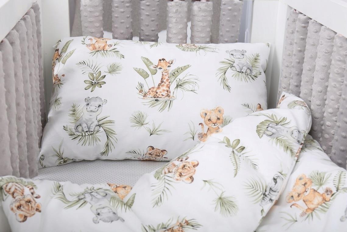 Double-sided Rail Cot Slat Cover Wrap Grey 10Pc