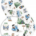 80x38cm Fitted Sheet for Baby Moses Basket Pram 100% Cotton Camping