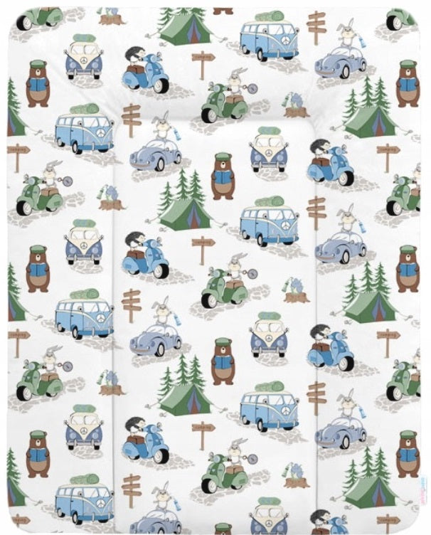 Baby Changing Mat 100% Cotton Padded Soft Nursery for Unit Camping