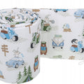 Baby Padded Bumper Fit Crib All-round 260cm Straight Cotton Camping