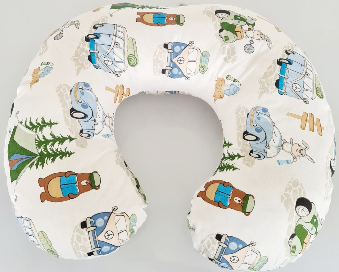 Baby Feeding Pillow + Removable Cover Cotton Newborn Camping