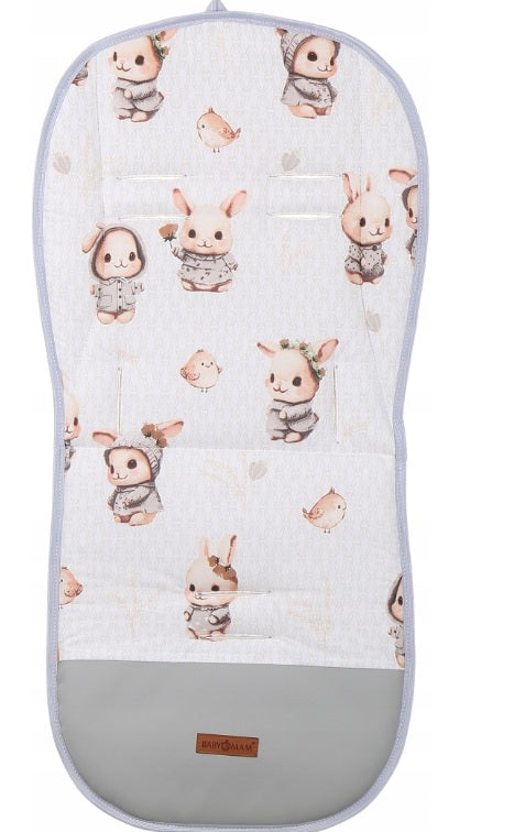 Universal Seat Liner Pushchair Double Sided Soft Pram Cotton Buggy Stroller Beige/Khrumcia and Max