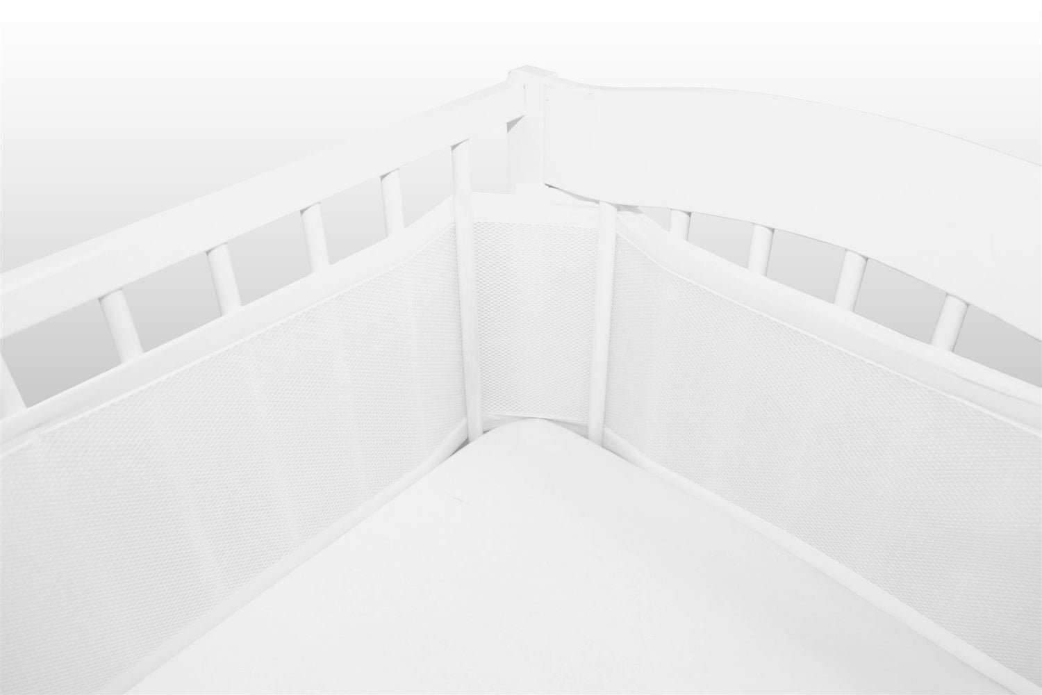 Cot Mesh Liner 2 parts Breathable Comfort White