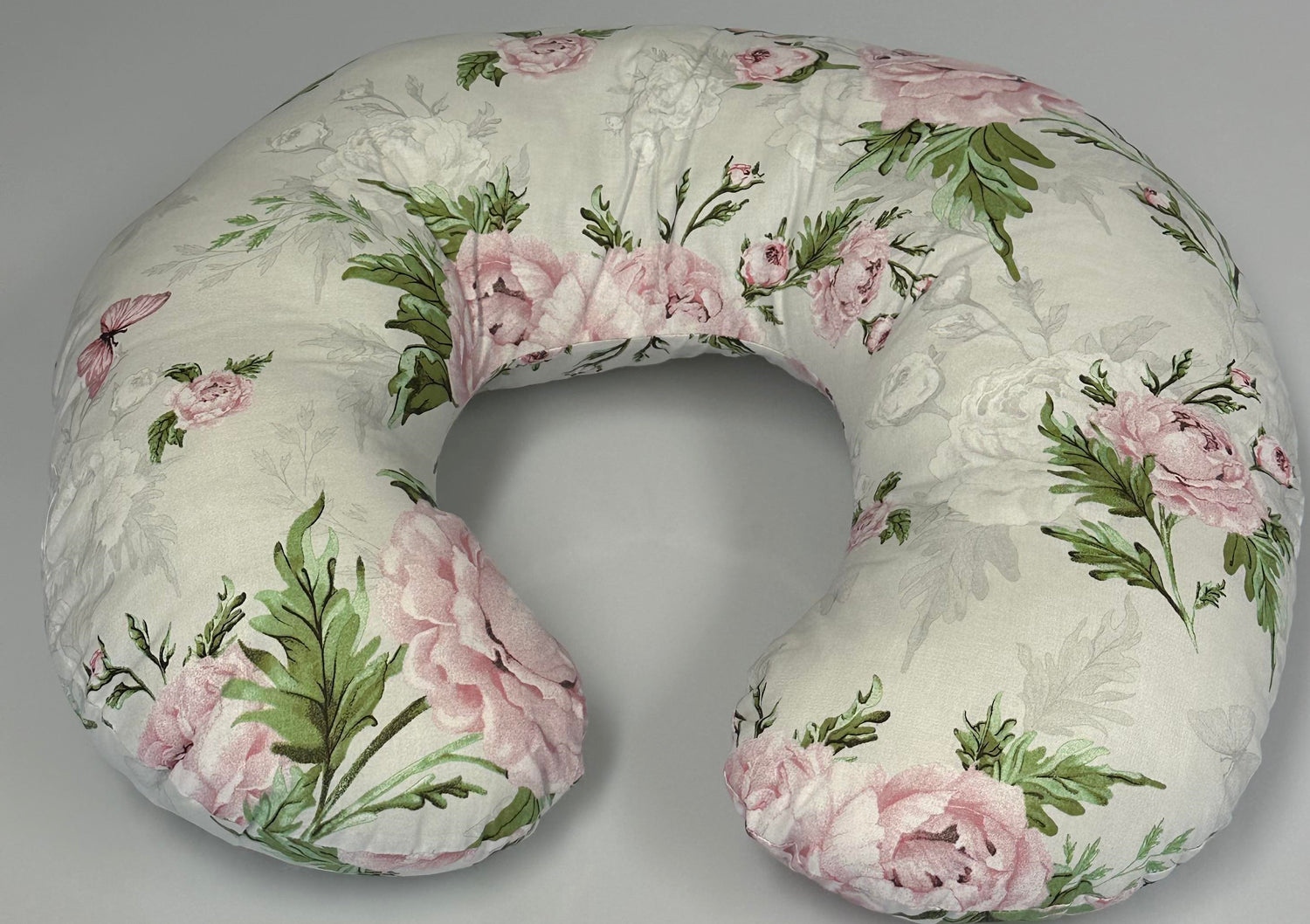 Baby Feeding Pillow Cotton Newborn Peony Butterflies