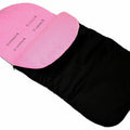 Universal Footmuff Black/ Light Pink