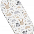 80x38cm Fitted Sheet for Baby Moses Basket Pram 100% Cotton Forest Friend