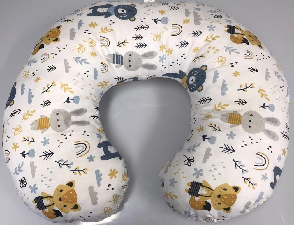 Baby Feeding Pillow Cotton Newborn Forest Friends – MyHappy Baby