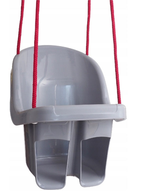 Baby Swing Seat Hanging Toddler Rope Safety Garden Toddler Outdoor Indoor Garden Grey