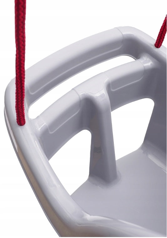 Baby Swing Seat Hanging Toddler Rope Safety Garden Toddler Outdoor Indoor Garden Grey