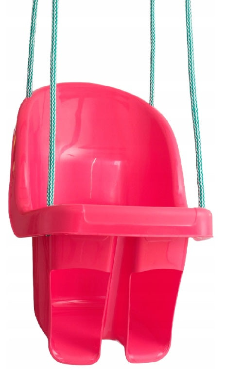 Baby Swing Seat Hanging Toddler Rope Safety Garden Toddler Outdoor Indoor Garden Pink