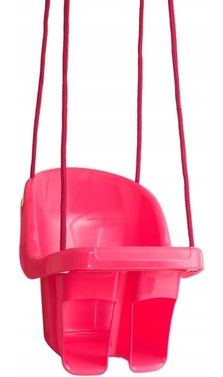 Baby Swing Seat Hanging Toddler Rope Safety Garden Toddler Outdoor Indoor Garden Pink