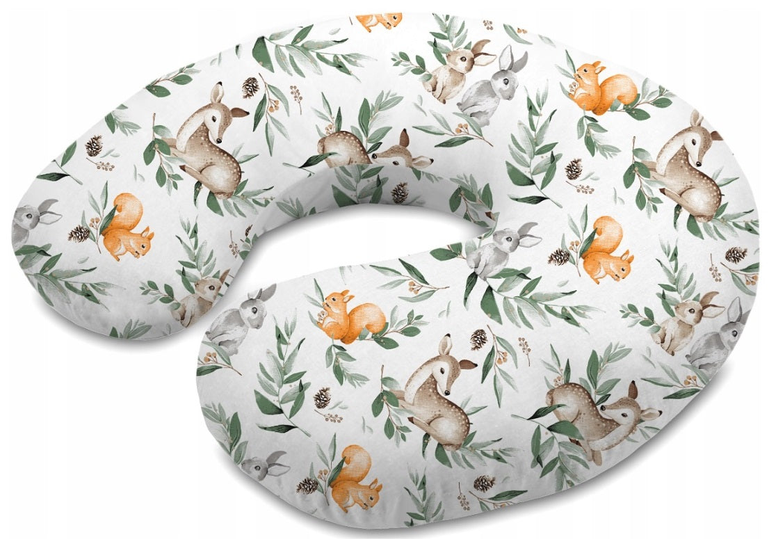 Cover Feeding Pillow Nursing Baby Breastfeeding Cotton Green Glade