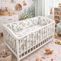 Baby Bedding Set 3pc All-round Fit Cot bed 140x70cm Green Glade