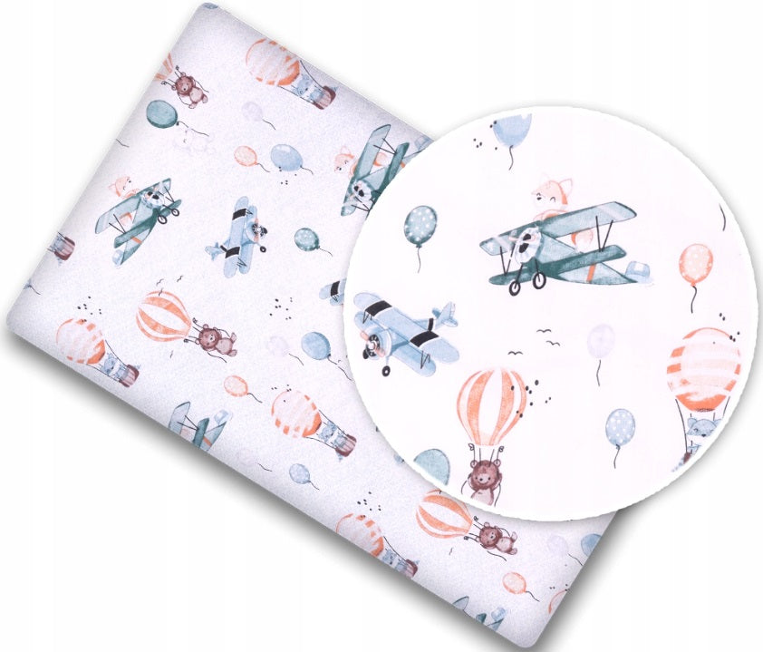 Baby Fitted Toddler Bed Sheet Printed 100% Cotton Mattress 160x80cm Dreamy Flight