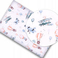 Fitted Sheet 140x70cm 100% Cotton for Baby cot bed Dream Flight