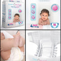Disposable Diapers BABYMAM Fragrance Free and Extra Skin Care MAXI 7-14kg