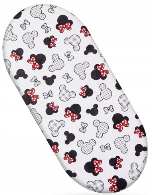 80x38cm Fitted Sheet for Baby Moses Basket Pram 100% Cotton Minnie Mouse