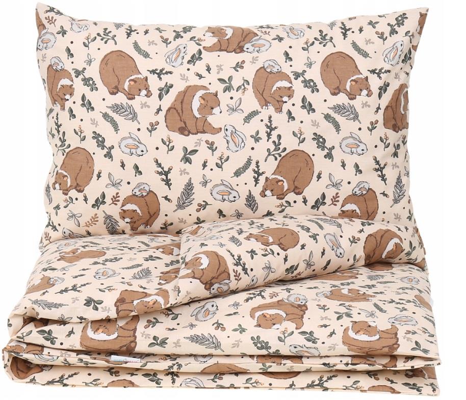 120x90 2Pc Baby Bedding Duvet Cover Set fit Cot Cotton My Friend Teddy Bear
