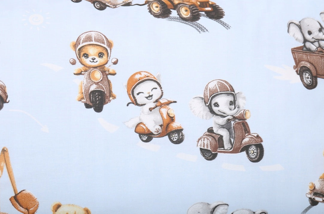 Baby Bedding Set 120x90cm Pillowcase Duvet Cover 2Pc Fit Cot Beep Beep