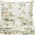 Baby Bedding Set to fit Cot 120x60cm Duvet Cover Pillow Case Organic Cotton Peony Vanilla