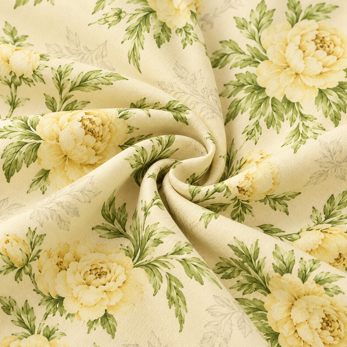 Baby Cot Bed fitted sheet 140 x 70 cm 100% Cotton - Peony Vanilla