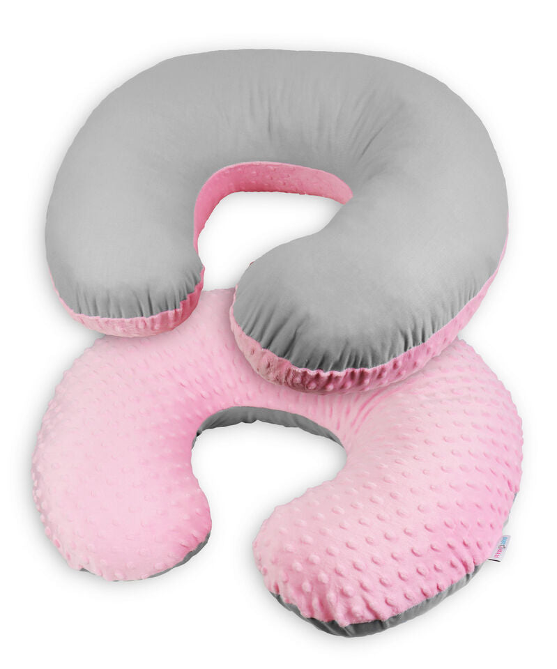 Baby Feeding Pregnancy Pillow Cover Newborn Nursing Dimple Pink