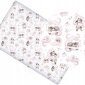 Baby Fitted Toddler Bed Sheet Printed 100% Cotton Mattress 160x80cm Pink Bears