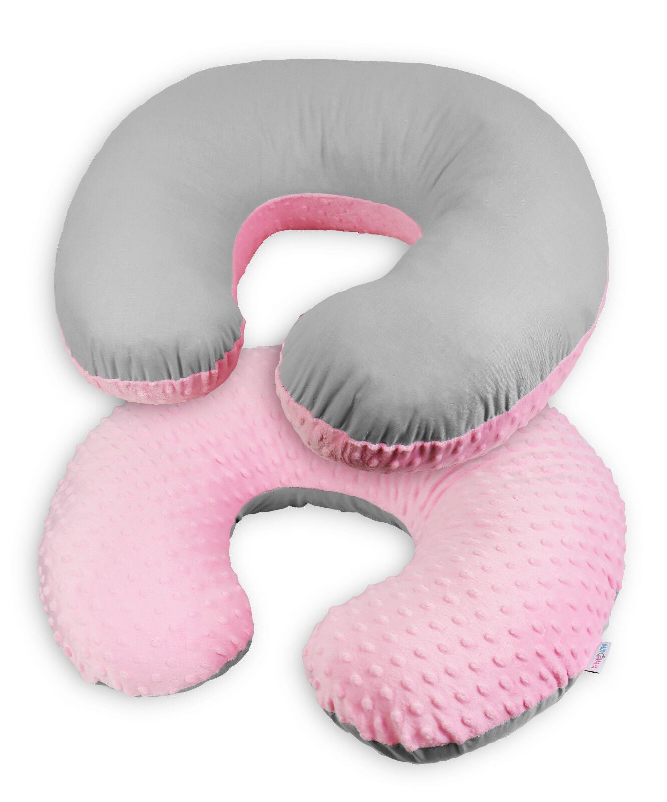 Baby Feeding Pillow Dimple Nursing Breastfeeding Pregnancy Pillow+Cover Pink
