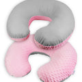 Baby Feeding Pillow Dimple Nursing Breastfeeding Pregnancy Pillow+Cover Pink