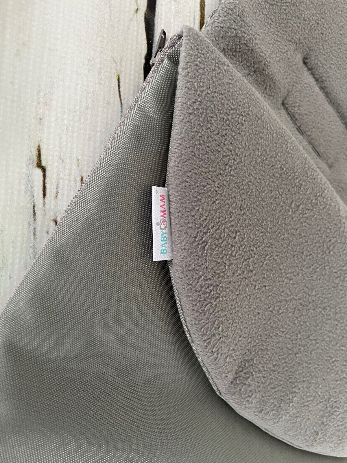 Universal Footmuff Fleece Pushchair Stroller Buggy Car seat Plain/Grey