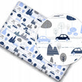 Fitted Sheet 120x60cm 100% Cotton for Baby cot Retro Cars
