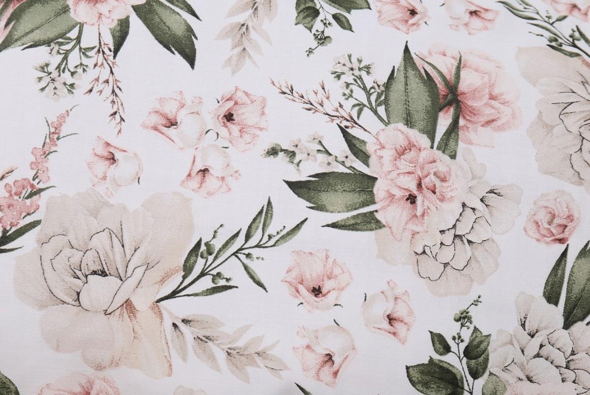 120x90 2Pc Baby Bedding Duvet Cover Set fit Cot Cotton Romantic Flowers